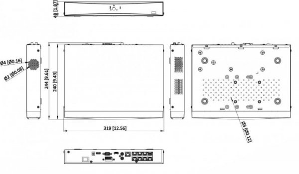 Rejestrator IP Hikvision DS-7608NXI-K1/8P/VPro