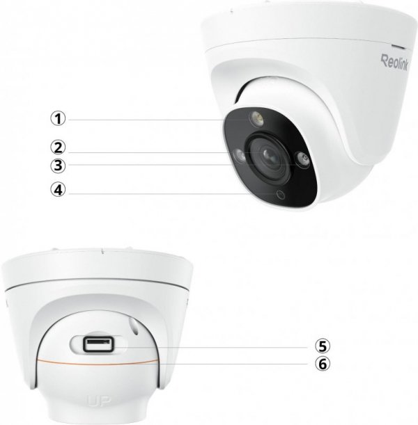Kamera IP Reolink Professional RP-PCT12M 12MP PoE Kopułowa