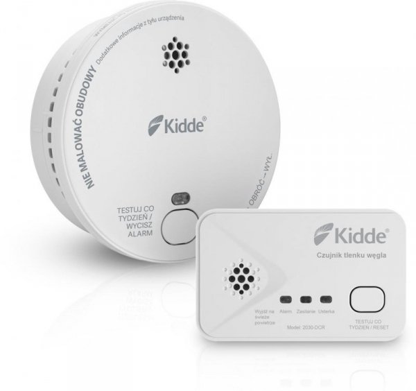 ZESTAW KIDDE CZUJNIK CZADU 2030-DCR + CZUJNIK DYMU 2030-DSR