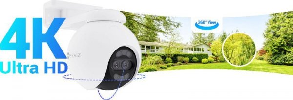 Zestaw do monitoringu Wi-Fi EZVIZ 4x H80x Dual 4K 8MP+2MP 4mm