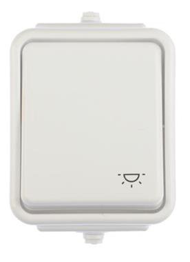 Schneider Electric Cedar, przycisk &quot;światło&quot;, IP44, biały, WNT102C01