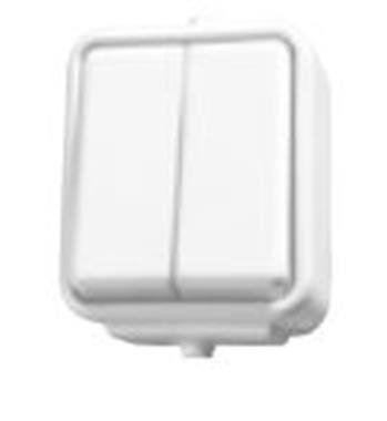 Schneider Electric Cedar, łącznik świecznikowy, IP44, biały, WNT500C01