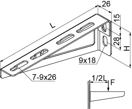 WW500 WYSIĘGNIK WZMOCNIONY