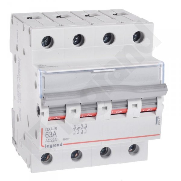 FR304 ROZŁĄCZNIK IZOLACYJNY MODUŁOWY 63A 4Z 4P 4M 400V AC