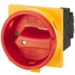 P3-63/EA/SVB 63A 0-1 3P ŁĄCZNIK KRZYWKOWY 63A 3P B/O 30KW IP65 NAPĘD CZERWONY/ŻÓŁTY ZAMYKANY