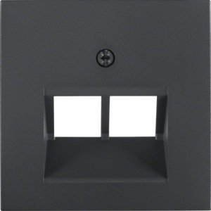 B.X MODUŁ ANTRACYT PŁYTKA DO GNIAZD UAE 2X ONE PLATFORM