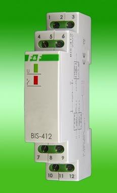 BIS-412 PRZEKAŹNIK IMPULSOWY BISTABILNY GRUPOWY 16A 1P 1M 230V AC