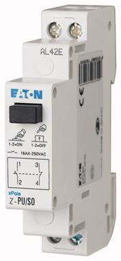 Z-PU230/SO PRZYCISK MODUŁOWY 16A 1Z+1R 1M 250V AC CZARNY