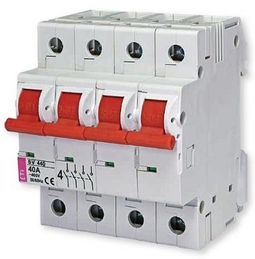 SV 440 ROZŁĄCZNIK IZOLACYJNY 40A 4P 4Z 4M 400V AC EVE
