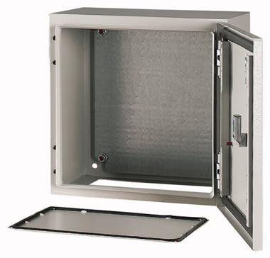 CS 33/200 OBUDOWA METALOWA NT 300X300X200 DRZWI PEŁNE Z PŁYTĄ IP65 SZARY