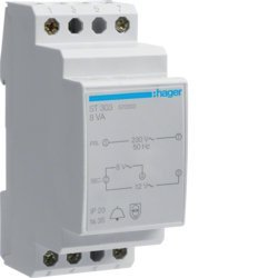 ST303 TRANSFORMATOR DZWONKOWY 1A/ 8V LUB 0.67A/ 12V