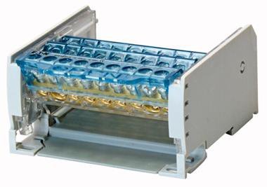 BPZ-KB-9/125 BLOK ROZDZIELCZY 125A 4P 2.5M 1X 35MM2 / 1X 35MM2, 7X 10MM2