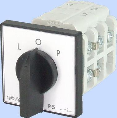 ŁUK 25-42 L-0-P ŁĄCZNIK KRZYWKOWY B/O 25A IP65
