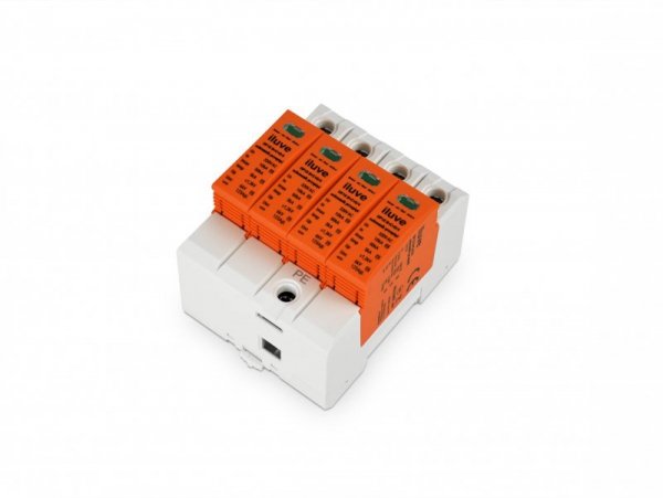 OP10 OGRANICZNIK PRZEPIĘĆ T1+T2+T3 B+C+D 4P 4M 10/40KA 1.3KV TN-S