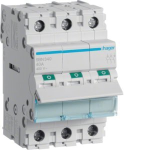 SBN340 ROZŁĄCZNIK IZOLACYJNY 40A 3P 3M 400V AC