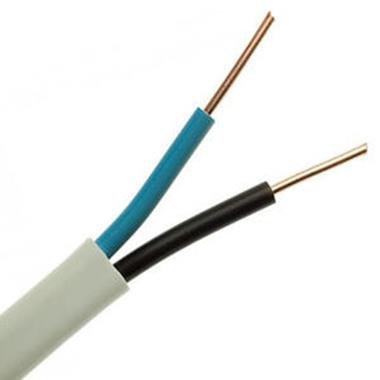 YDYP 2X 1.5 BIAŁY PRZEWÓD INSTALACYJNY PŁASKI DRUT 450/750V KL.1
