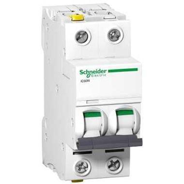 Schneider Electric Wyłącznik nadprądowy Acti9 iC60N-C20-2 C 20A 2-biegunowy, A9F04220