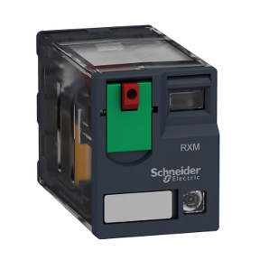 Schneider Electric Zelio Relay Przekaźnik miniaturowy LED 2C/O 12A, 230V AC, RXM2AB2P7
