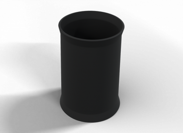 QZK 40 ZŁĄCZKA FI40 DO RUR OSŁONOWYCH KARBOWANYCH CZARNY