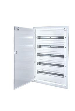 ERP24-5 ROZDZIELNIA PLASTIKOWA PT 120M 5X 24M N+PE IP40 IK08 813X523X120 DRZWI PEŁNE METAL BIAŁY