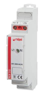 RLK-1G LAMPKA SYGNALIZACYJNA LED 1X 1M ZIELONY 230V AC