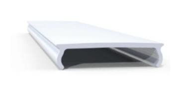 KLOSZ DO PROFILU LED 2020MM MLECZNY
