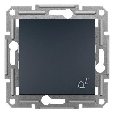 Schneider Electric Asfora, przycisk &quot;dzwonek&quot;, bez ramki, antracyt, EPH0800171