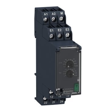 Schneider Electric Zelio Control Przekaźnik prądowy sterujący przetężeniowy, 4MA…1A, 2C/O 8A, RM22JA21MR