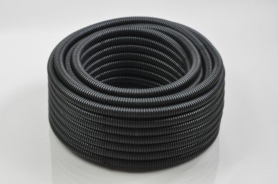 RKSGV 25-50 CZARNY RURA KARBOWANA PESZEL PVC UV FI25/19 Z PILOTEM 750N/5CM