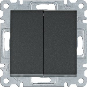 LUMINA SOUL/ INTENSE/ PASSION MODUŁ CZARNY ŁĄCZNIK UNIWERSALNY 2X ZACISKI ŚRUBOWE 10AX 250V