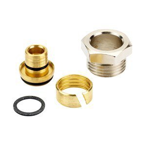ZŁĄCZKA ZACISKOWA GZ 1/2&quot; NIKLOWANA A - RURA 16X2MM ALUPEX DO VHX, RA-URX, RLV-X