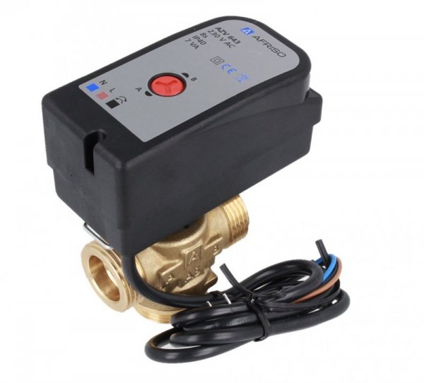 ZAWÓR 3-DROGOWY STREFOWY AZV 643 DN20, G1", KVS 8 M3/H