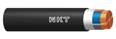 YKXS 1X150.0 RMC CZARNY KABEL ZIEMNY CU DRUT 0.6/1KV USIECIOWANY KL.2