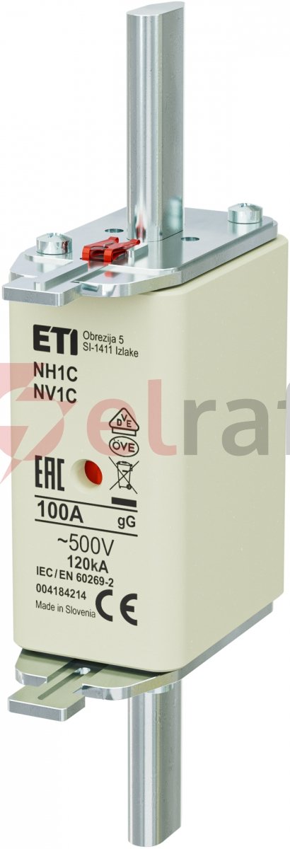 NH1C GG 100A/500V KOMBI WKŁ.TOPIK.ZWŁO