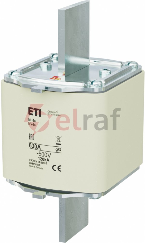 Wkładka bezpiecznikowa NH4a 630A 500V WT-4a 04116108