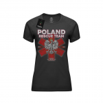 Poland rescue team koszulka damska termoaktywna