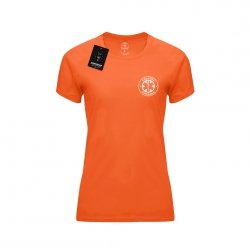 Położna koszulka damska termoaktywna pomarańczowa