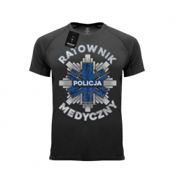 Ratownik medyczny policja koszulka termoaktywna