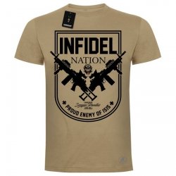 Infidel nation koszulka bawełniana