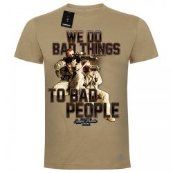 We Do Bad Things koszulka bawełniana