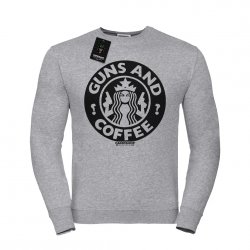 Guns And Coffee bluza klasyczna
