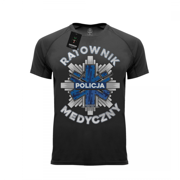 Ratownik medyczny policja koszulka termoaktywna