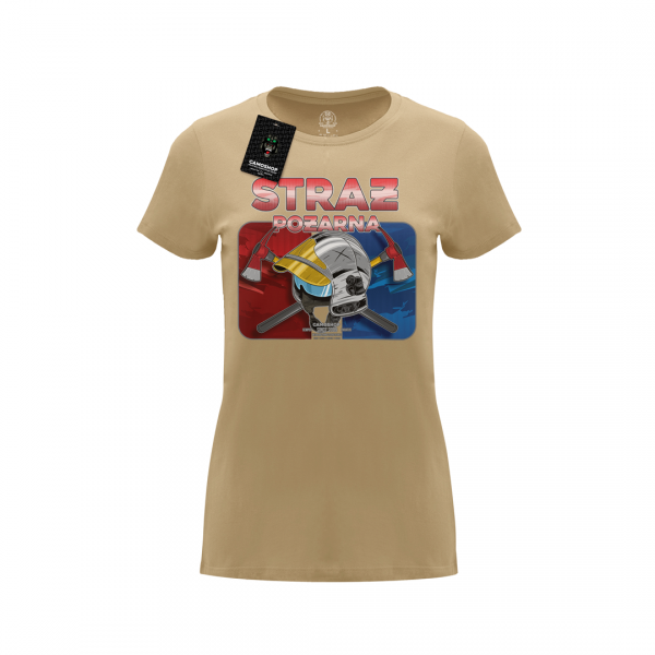 Straż pożarna OSP koszulka damska bawełniana