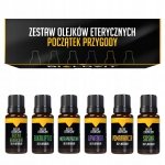 Zestaw Olejków Eterycznych Początek przygody Lawenda Pomarańcza Sosna 6x10