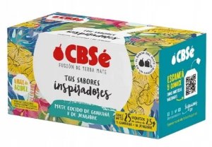 Yerba Mate CBSe Inspiration Cocido 25x2,5g Guarana Energia Ginger