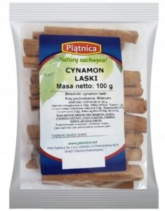 CYNAMON LASKI 100G KORA CYNAMONU PIĄTNICA NATURALNE LASKI CYNAMONOWE