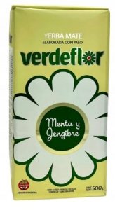 Yerba Mate Verdeflor Menta Gengibre Poleo 500g Miętowo imbirowa Ginger