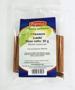 CYNAMON LASKI 50g KORA CYNAMONU PIĄTNICA NATURALNE LASKI CYNAMONOWE