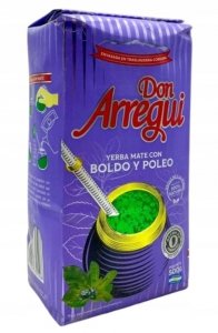 Yerba Mate Don Arregui con Boldo y Poleo 500g - Argentyna