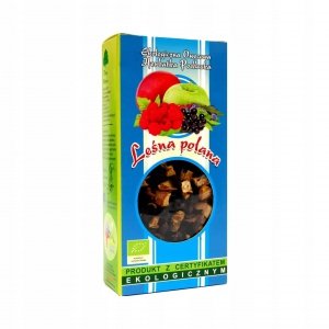 HERBATKA LEŚNA POLANA BIO 100 g - DARY NATURY Czarny Bez Jabłko Berberys